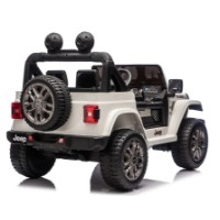 Mașinuța electrica Dake Jeep Wrangler Rubicon White (JWR556/2) imaginea #4 — magazin online Desire.md