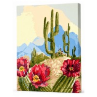 Tablou pe numere Art Gallery Premium Cactuși 30x40cm (EX8245)