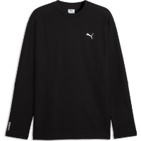 Hanorac barbat Puma Pumatech Relaxed Waffle Long Sleeve Puma Black, s.M