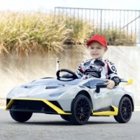 Mașinuța electrica Caider Lamborghini Grey (JMB555) imaginea #3 — magazin online Desire.md