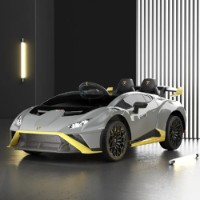 Mașinuța electrica Caider Lamborghini Grey (JMB555) imaginea #2 — magazin online Desire.md