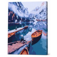 Tablou pe numere Art Gallery Premium Ceață pe lac 30x40cm (EX7223)