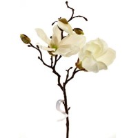 Floare decorativă Casa Masa Magnolia 50 cm (L18574/WH)