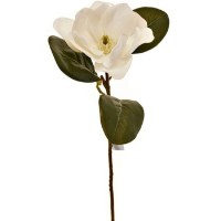 Floare decorativă Casa Masa Magnolia 70cm White (L17099/WH)