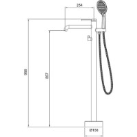 Baterie pentru cadă Gappo G3006-9 imaginea #2 — magazin online Desire.md