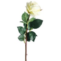 Floare decorativă Casa Masa Trandafir 52 cm (L21854/WH)