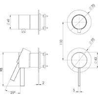 Baterie pentru cadă Remer Metrica MC93PWB imaginea #2 — magazin online Desire.md