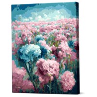 Tablou pe numere Art Gallery Premium Flori pastelate 30x40cm (EX8252)
