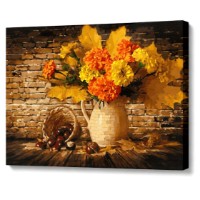 Tablou pe numere Art Gallery Premium Buchet de toamnă 40x50cm (GX34066)