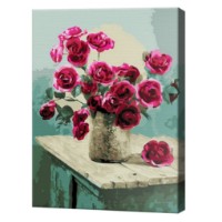 Tablou pe numere Art Gallery Premium Buchet ciclamen 30x40cm (EX8336)