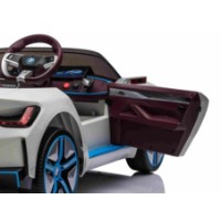Mașinuța electrica Jiajia BMW i4 White (JE1009/1) imaginea #3 — magazin online Desire.md