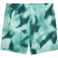 Slip de înot pentru bărbați Puma Swim Printed Rasterized Mid Shorts Emerald Green combo, s.M imaginea #2 — magazin online Desire.md
