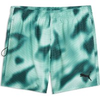 Slip de înot pentru bărbați Puma Swim Printed Rasterized Mid Shorts Emerald Green combo, s.XL imaginea #1 — magazin online Desire.md