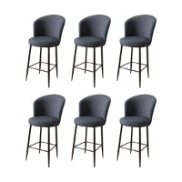 Set scaune de bar Hanah Home Fora Anthracite Black