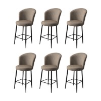 Set scaune de bar Hanah Home Fora Cappuccino Black
