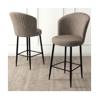 Set scaune de bar Hanah Home Fora Cappuccino Black imaginea #2 — magazin online Desire.md