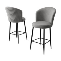 Set scaune de bar Hanah Home Fora Grey Black imaginea #3 — magazin online Desire.md