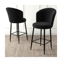 Set scaune de bar Hanah Home Fora Black imaginea #2 — magazin online Desire.md