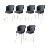 Set scaune de bar Hanah Home Fora Anthracite White