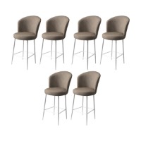 Set scaune de bar Hanah Home Alte Cappuccino White