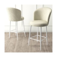 Set scaune de bar Hanah Home Alte Cream White imaginea #2 — magazin online Desire.md