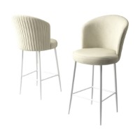 Set scaune de bar Hanah Home Alte Cream White imaginea #3 — magazin online Desire.md