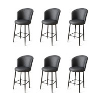 Комплект барных стульев Hanah Home Uras Anthracite Black