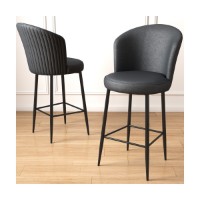 Комплект барных стульев Hanah Home Uras Anthracite Black фото №2 — интернет-магазин Desire.md