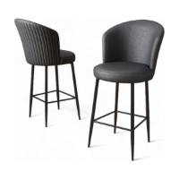 Комплект барных стульев Hanah Home Uras Anthracite Black фото №3 — интернет-магазин Desire.md