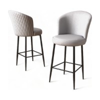 Комплект барных стульев Hanah Home Uras Grey Black фото №3 — интернет-магазин Desire.md