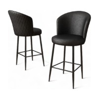 Set scaune de bar Hanah Home Uras Black imaginea #3 — magazin online Desire.md