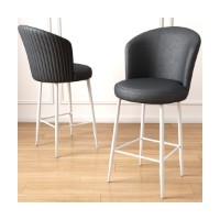 Комплект барных стульев Hanah Home Uras Anthracite White фото №2 — интернет-магазин Desire.md