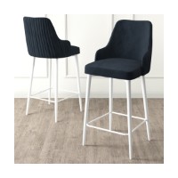 Set scaune de bar Hanah Home Enox Anthracite White imaginea #2 — magazin online Desire.md