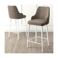 Set scaune de bar Hanah Home Enox Cappuccino White imaginea #2 — magazin online Desire.md