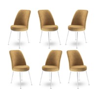 Set scaune Hanah Home Dexa Cappuccino White