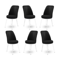 Set scaune Hanah Home Dexa Black White