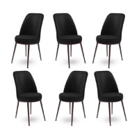 Set scaune Hanah Home Dexa Black Brown