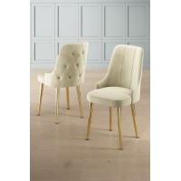 Set scaune Hanah Home Newa Cream Gold