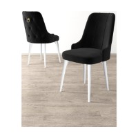 Set scaune Hanah Home Newa Black White