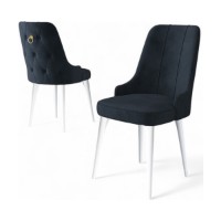 Set scaune Hanah Home Newa Anthracite Black imaginea #2 — magazin online Desire.md