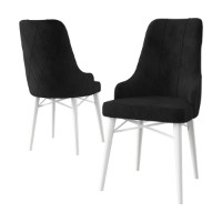Set scaune Hanah Home Neta Black White imaginea #2 — magazin online Desire.md