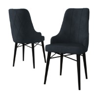 Set scaune Hanah Home Neta Anthracite Black imaginea #2 — magazin online Desire.md