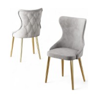 Set scaune Hanah Home Alpa Grey Gold imaginea #2 — magazin online Desire.md
