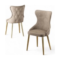 Set scaune Hanah Home Alpa Cappuccino Gold imaginea #2 — magazin online Desire.md