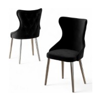 Set scaune Hanah Home Alpa Black Chrome imaginea #2 — magazin online Desire.md