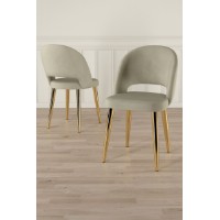 Set scaune Hanah Home Pane Cream Gold