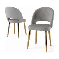 Set scaune Hanah Home Pane Grey Gold imaginea #2 — magazin online Desire.md