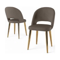 Set scaune Hanah Home Pane Cappuccino Gold imaginea #2 — magazin online Desire.md