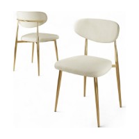 Set scaune Hanah Home Vina Cream Gold imaginea #2 — magazin online Desire.md