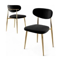 Set scaune Hanah Home Vina Black Gold imaginea #2 — magazin online Desire.md
